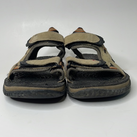 Teva Terra Sandals Water Sport Hiking Men’s Size 8 6702 Brown Hook And Loop - Picture 3 of 13